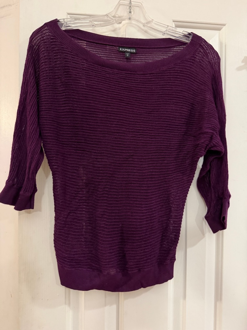 🤩 Express Purple semi see through size S